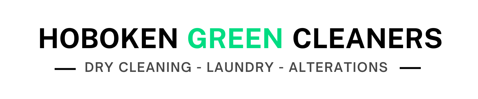 Hoboken Green Cleaners - Dry Cleaning, Laundry and Alterations Hoboken Green Cleaners logo. Green text
