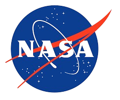 The nasa logo is shown on a white background