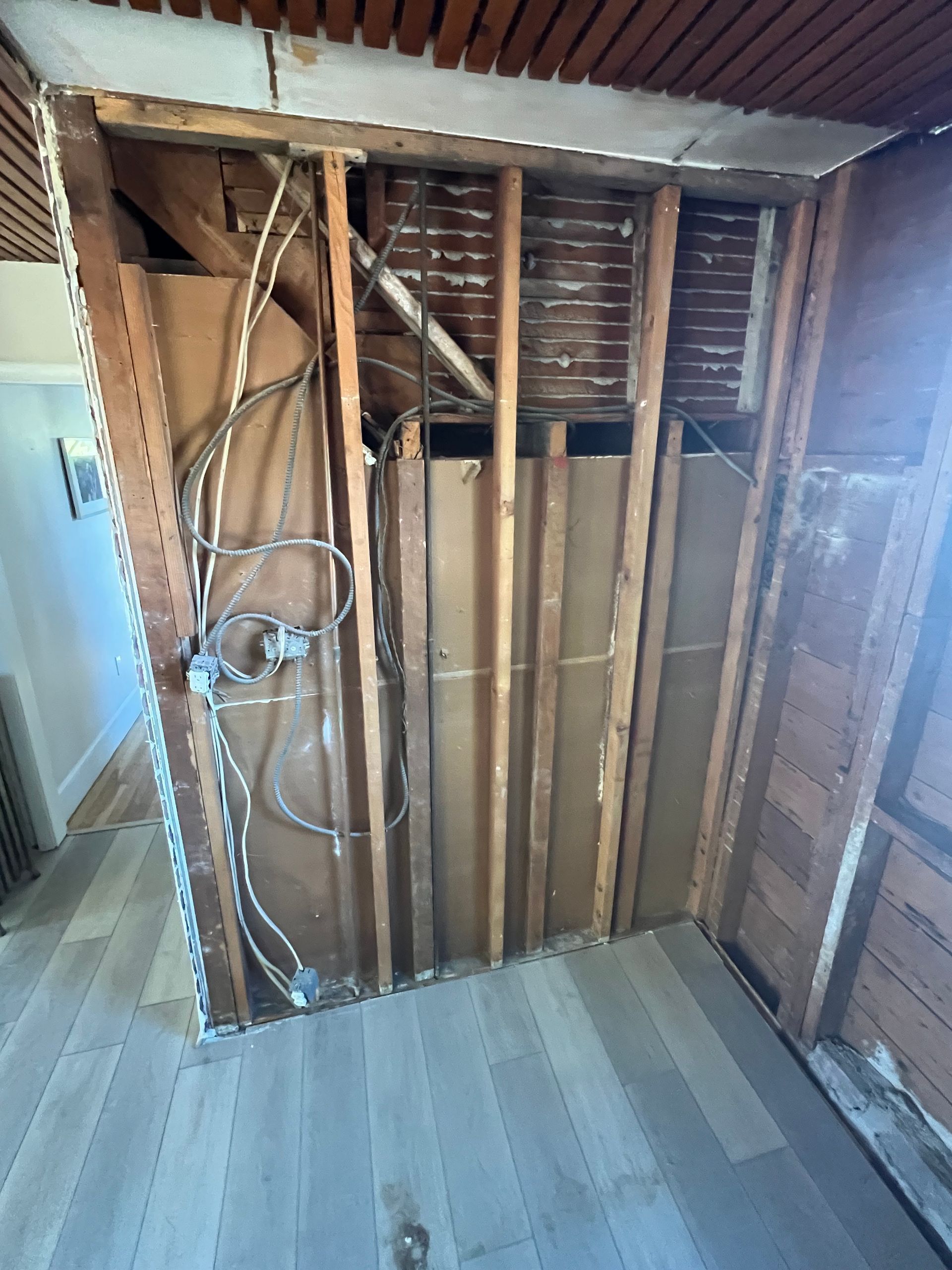 Kitchen Remodeling Job in Malden, MA After Demolition