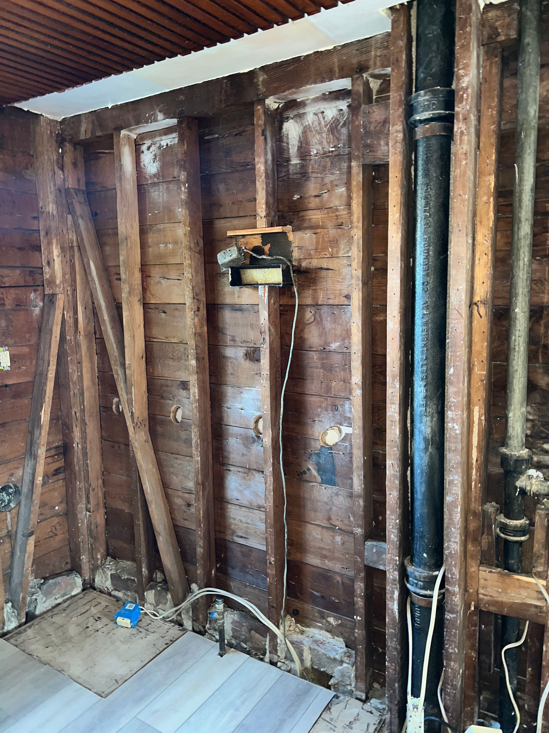 Kitchen Remodeling Job in Malden, MA After Demolition