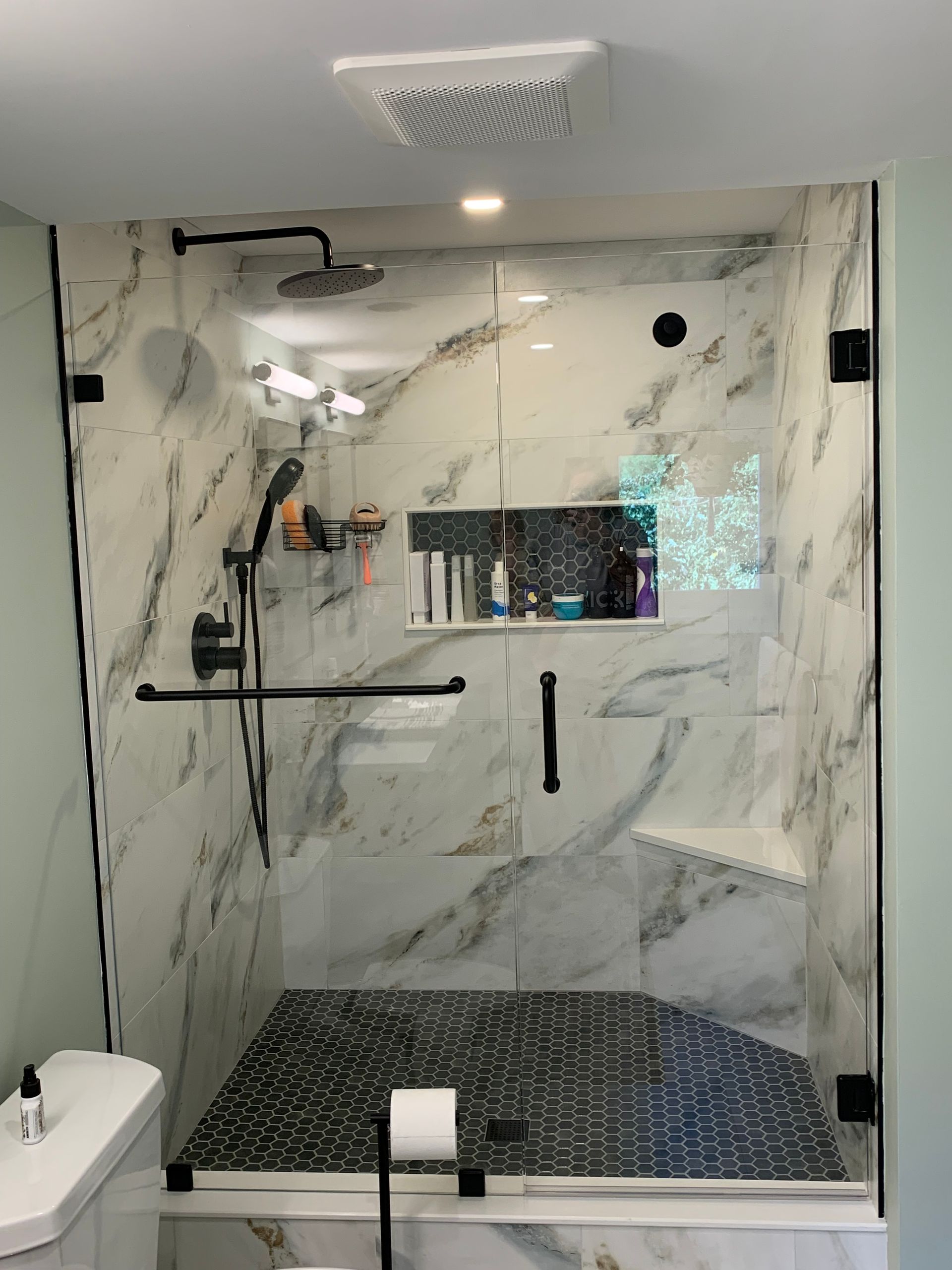 Picture of Bathroom remodeling project that was finished in 2024