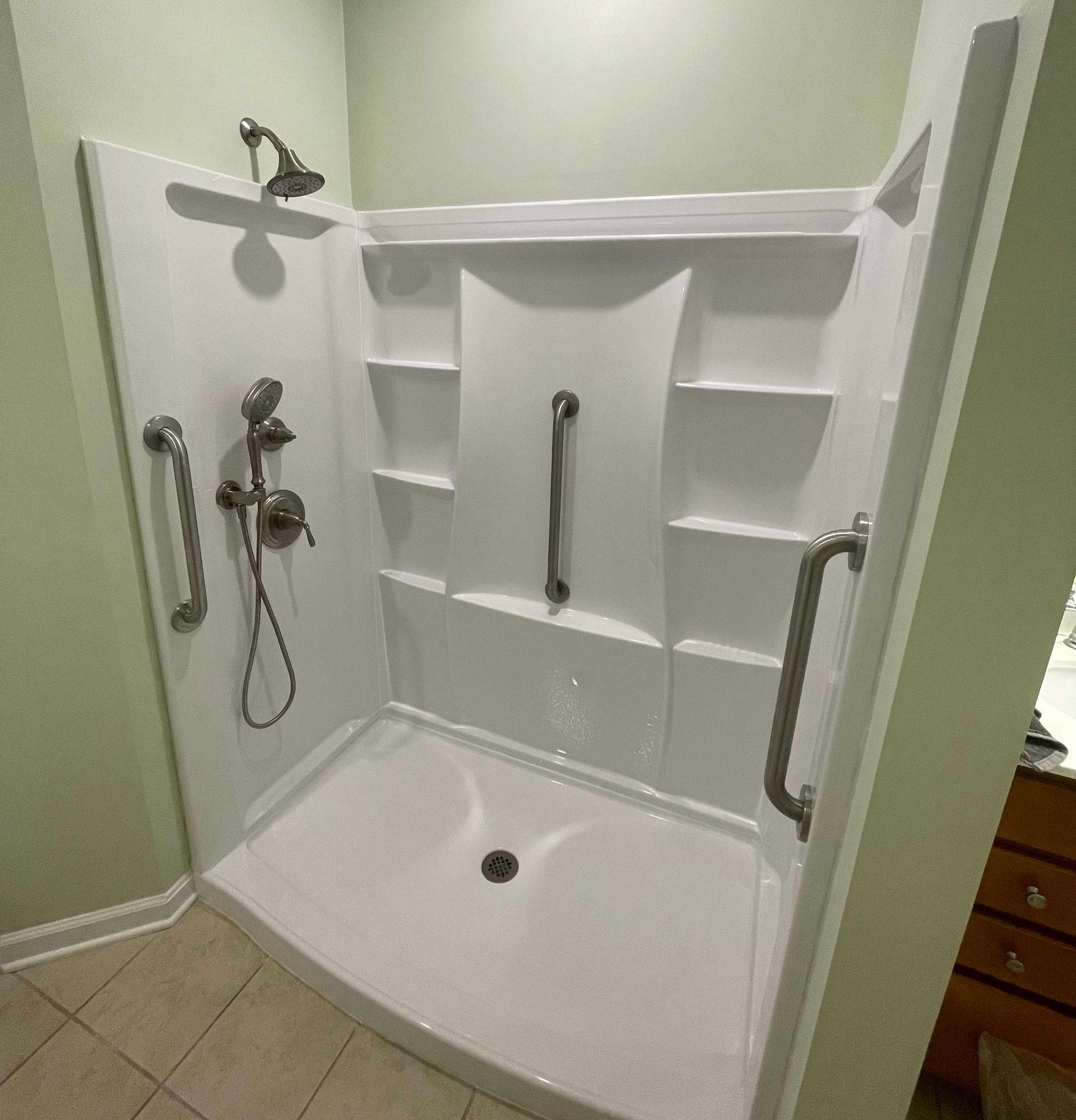 Handicap Shower Installation in Reading, MA