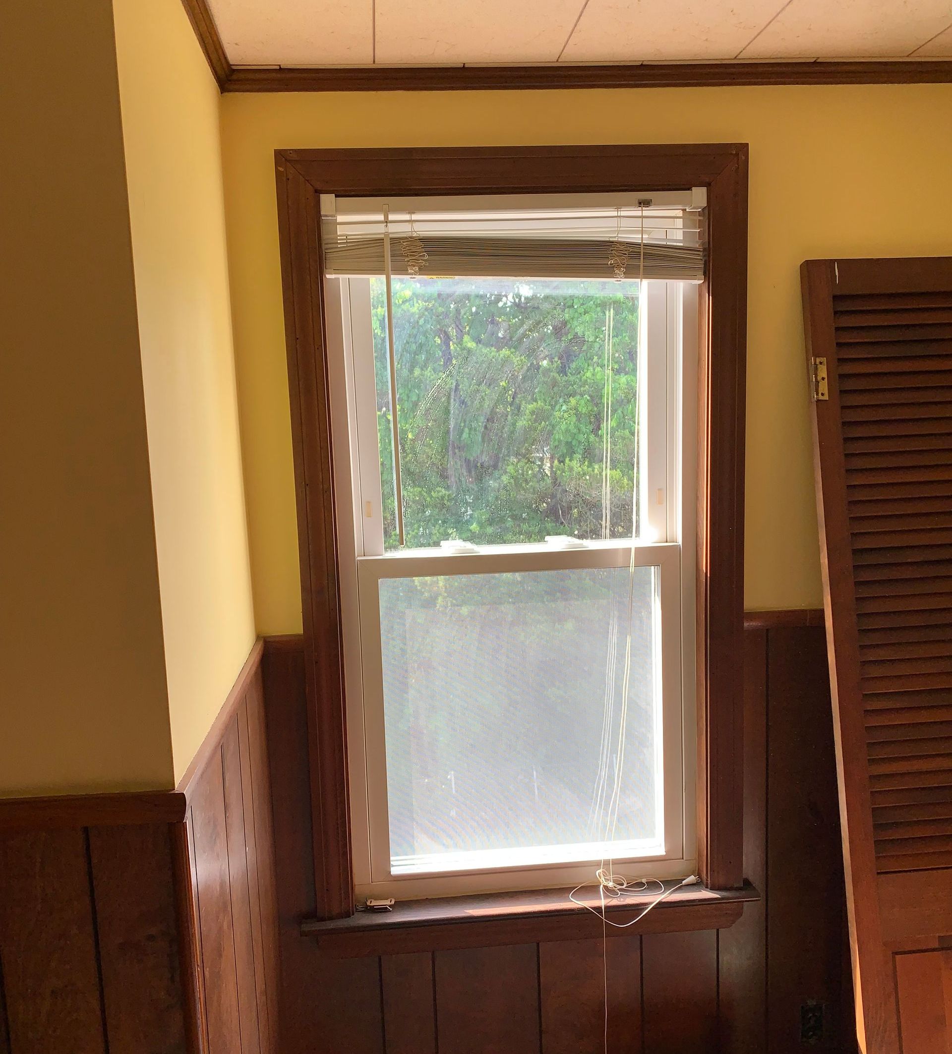 Before Photo of Existing Bedroom into a Primary Bathroom
