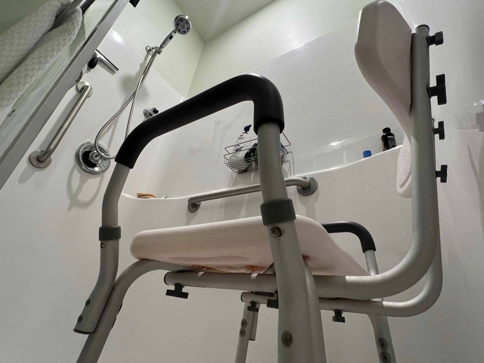 Old Handicap Shower in Reading, MA