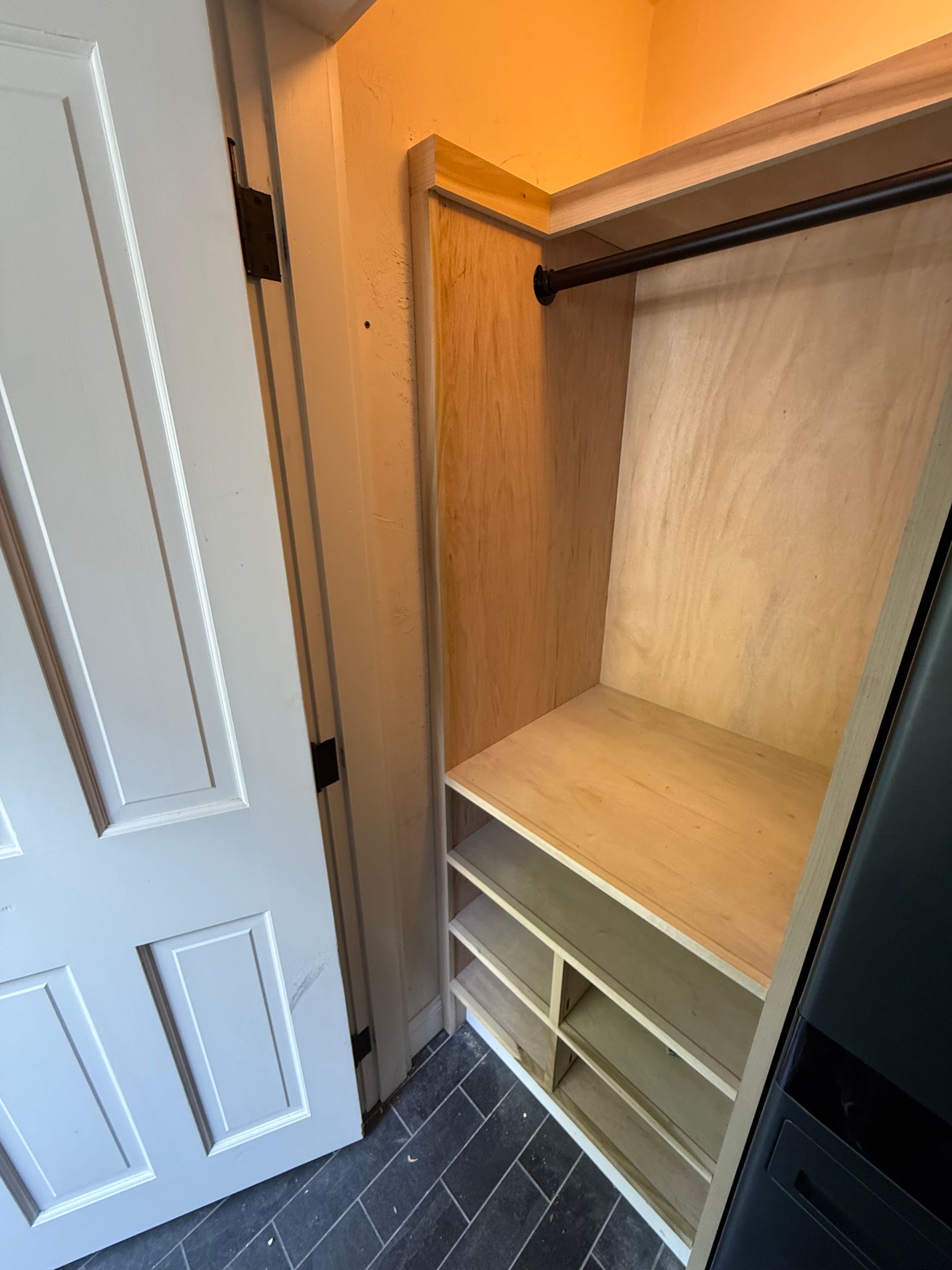 Custom Laundry Closet Storage in Winchester, MA​