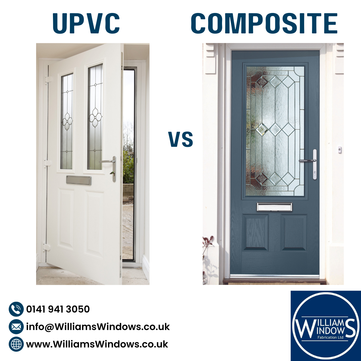 Pros and cons of UPVC and Composite doors