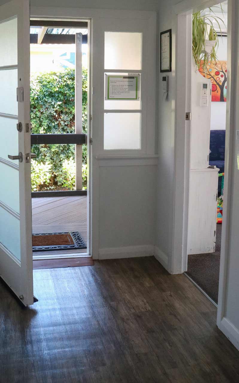 view of door and entryway