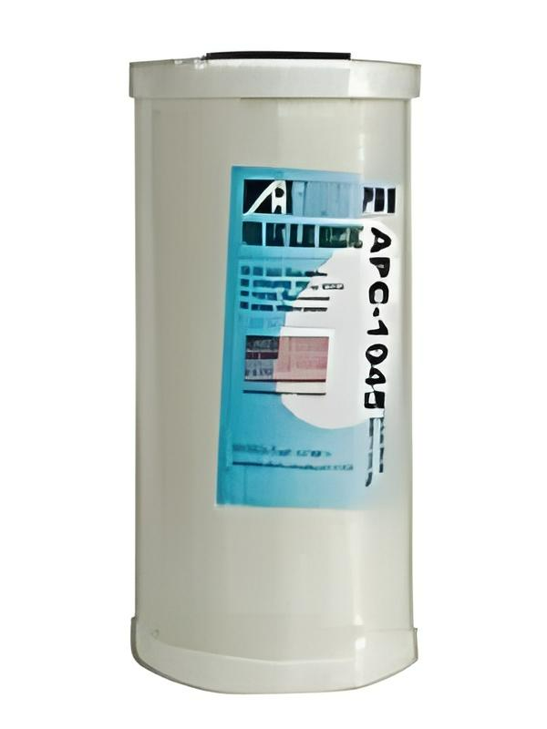 A Person Holding Two Cylindrical Water Filters — NT Water Filters In Winnellie, NT