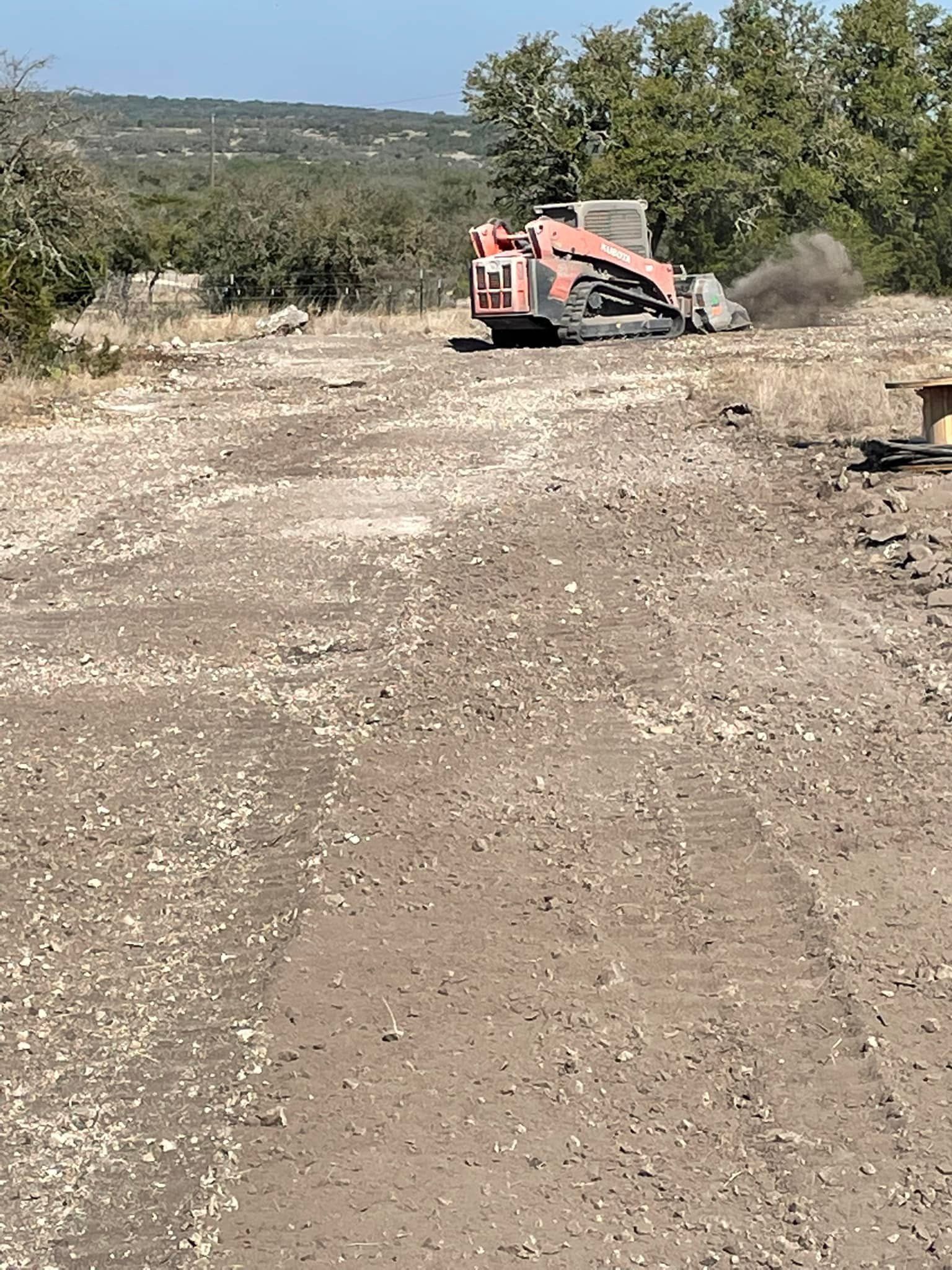 Rock grinding in Boerne TX by Langenberg Specialty Services