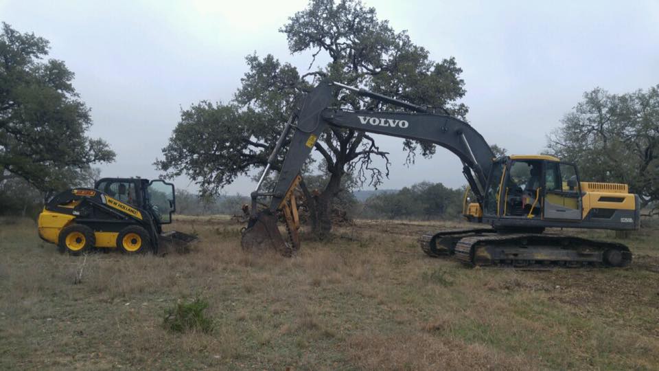 Langenberg Specialty Services uses quality machines like Volvo cranes for demolition in Boerne TX