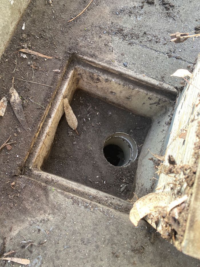 There is a Hole in the Ground in the Middle of a Drain — Fig Facility Services in Lara, VIC