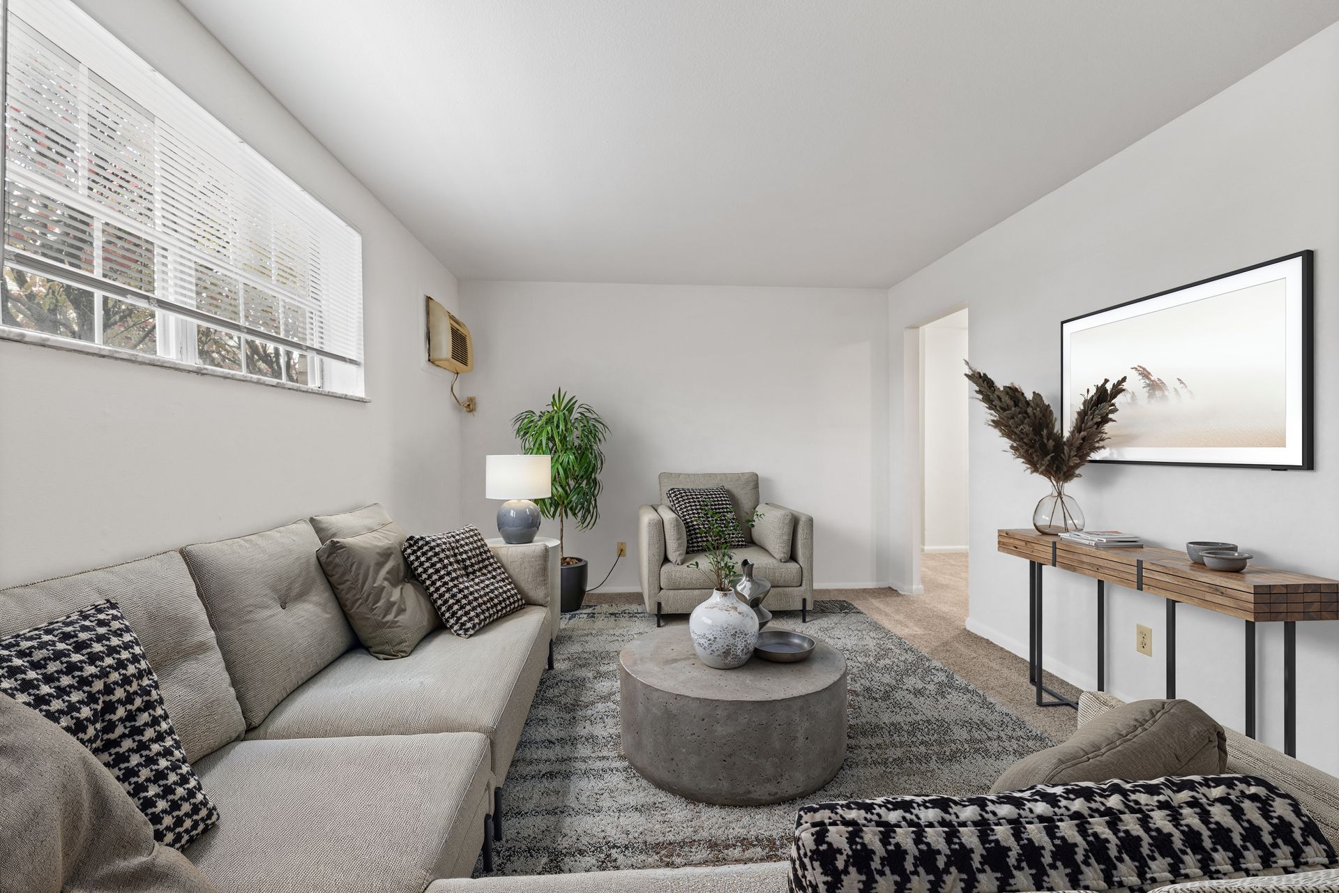 Photo of a cozy den with plenty of natural lighting