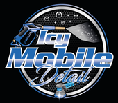 A logo for a company called icy mobile detail