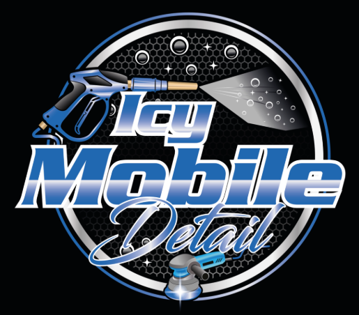 A logo for a company called icy mobile detail