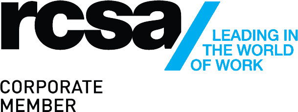 Logo of RCSA: Black 