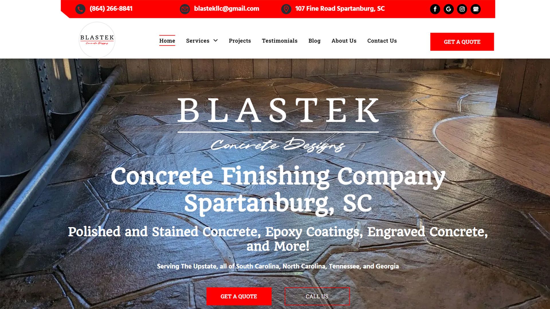 Blastek Website