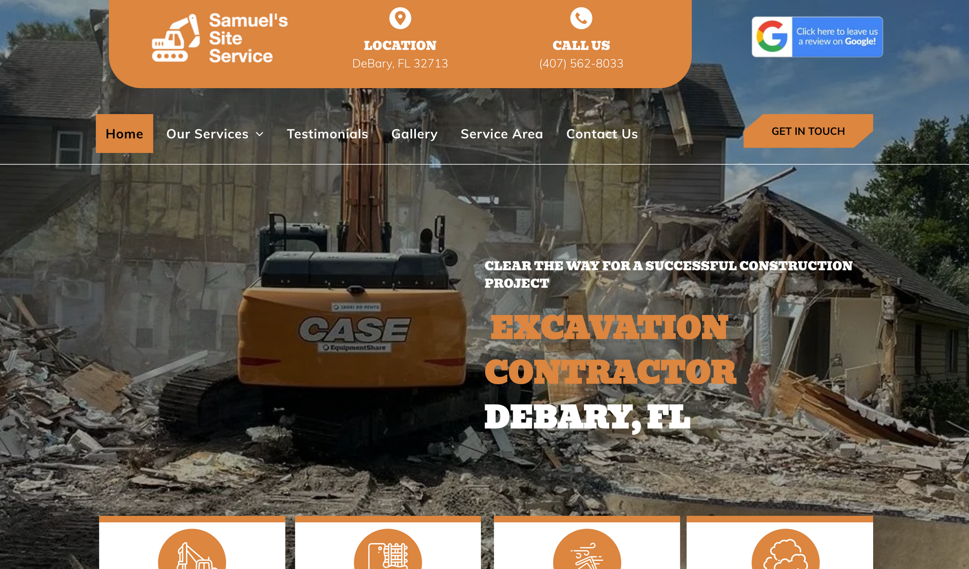 Samuel Site Service Website
