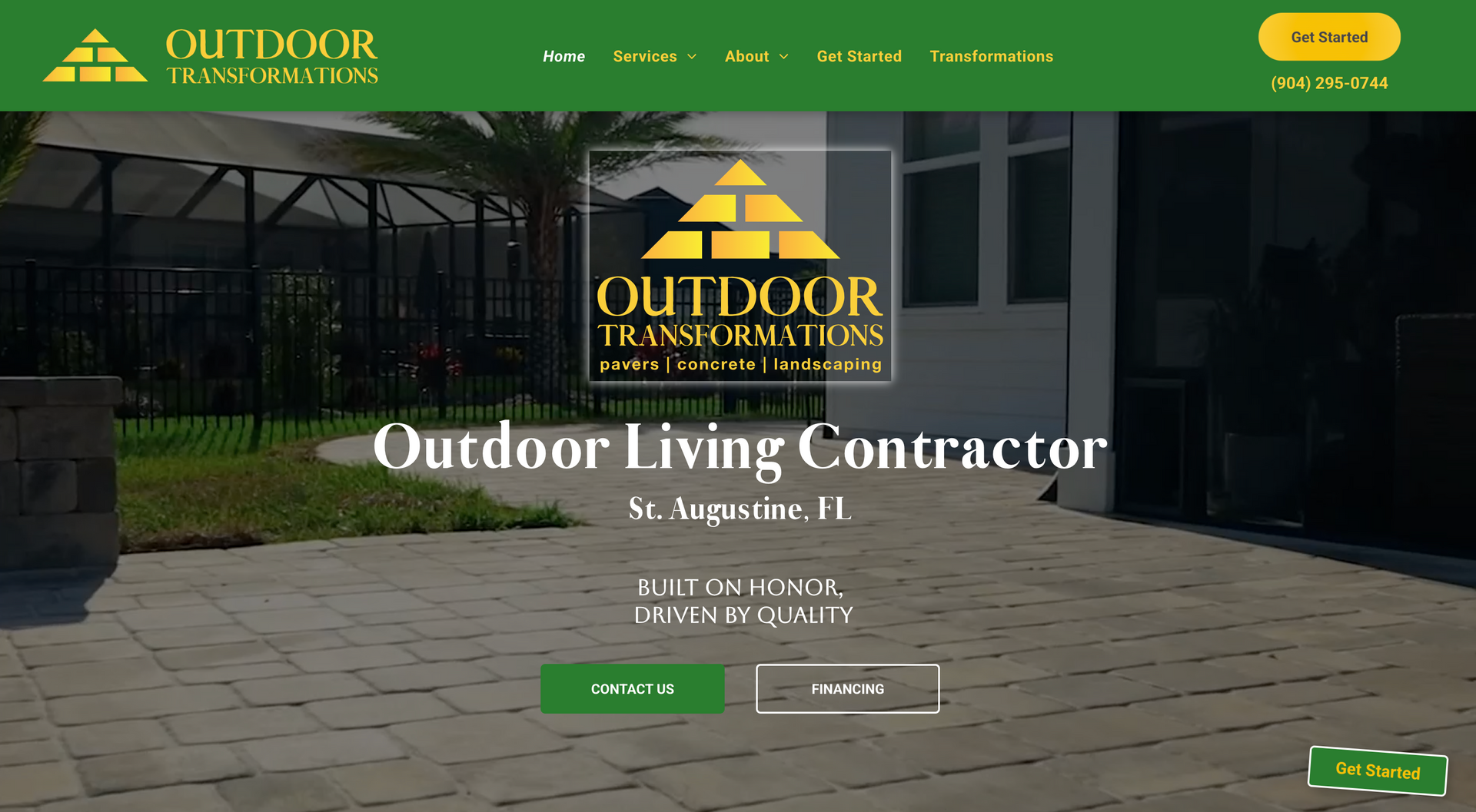 Outdoor Transformations Website