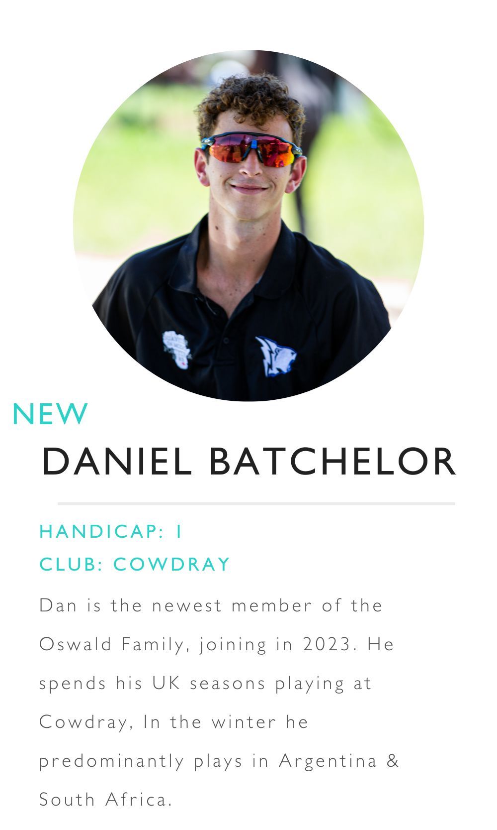 a picture of a man with the name daniel batchelor on it