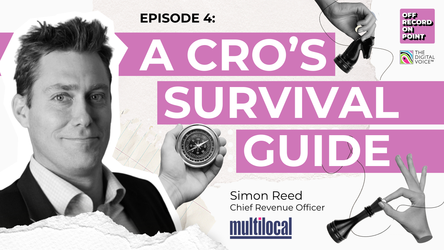 Off Record On Point Podcast Season 2 – A CRO's Survival Guide with Simon Reed, CRO at Multilocal