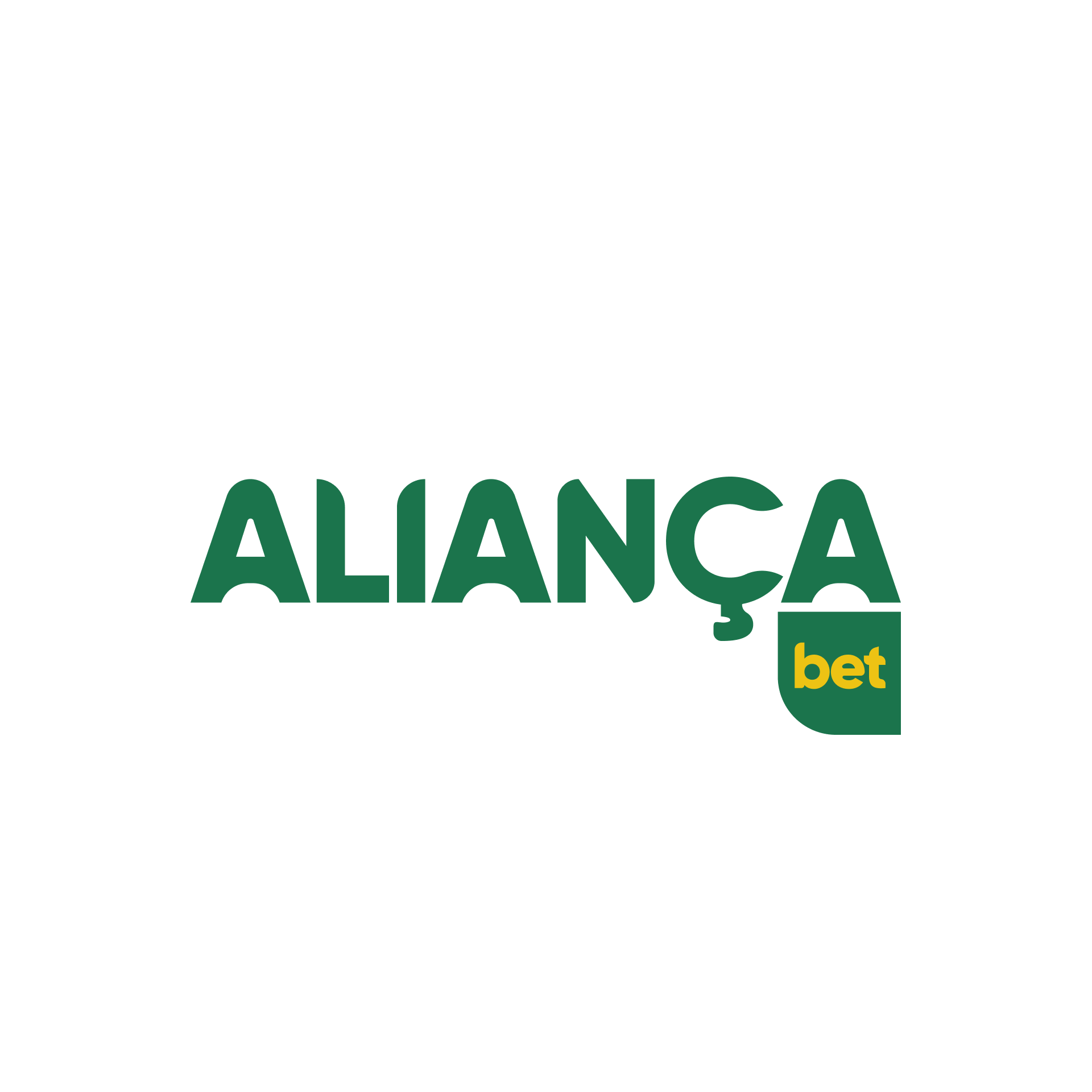 Um logotipo para uma empresa chamada alianza bet