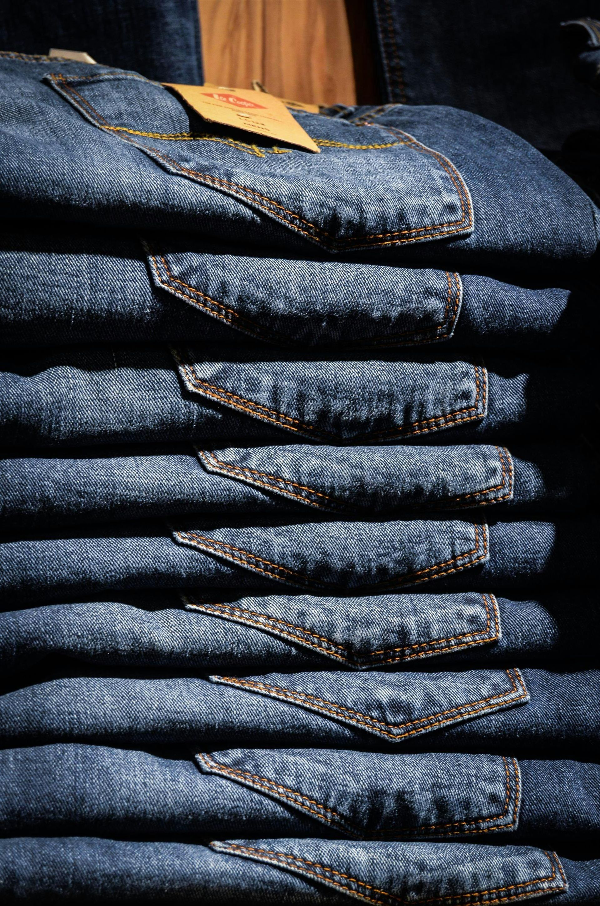 pile of denim