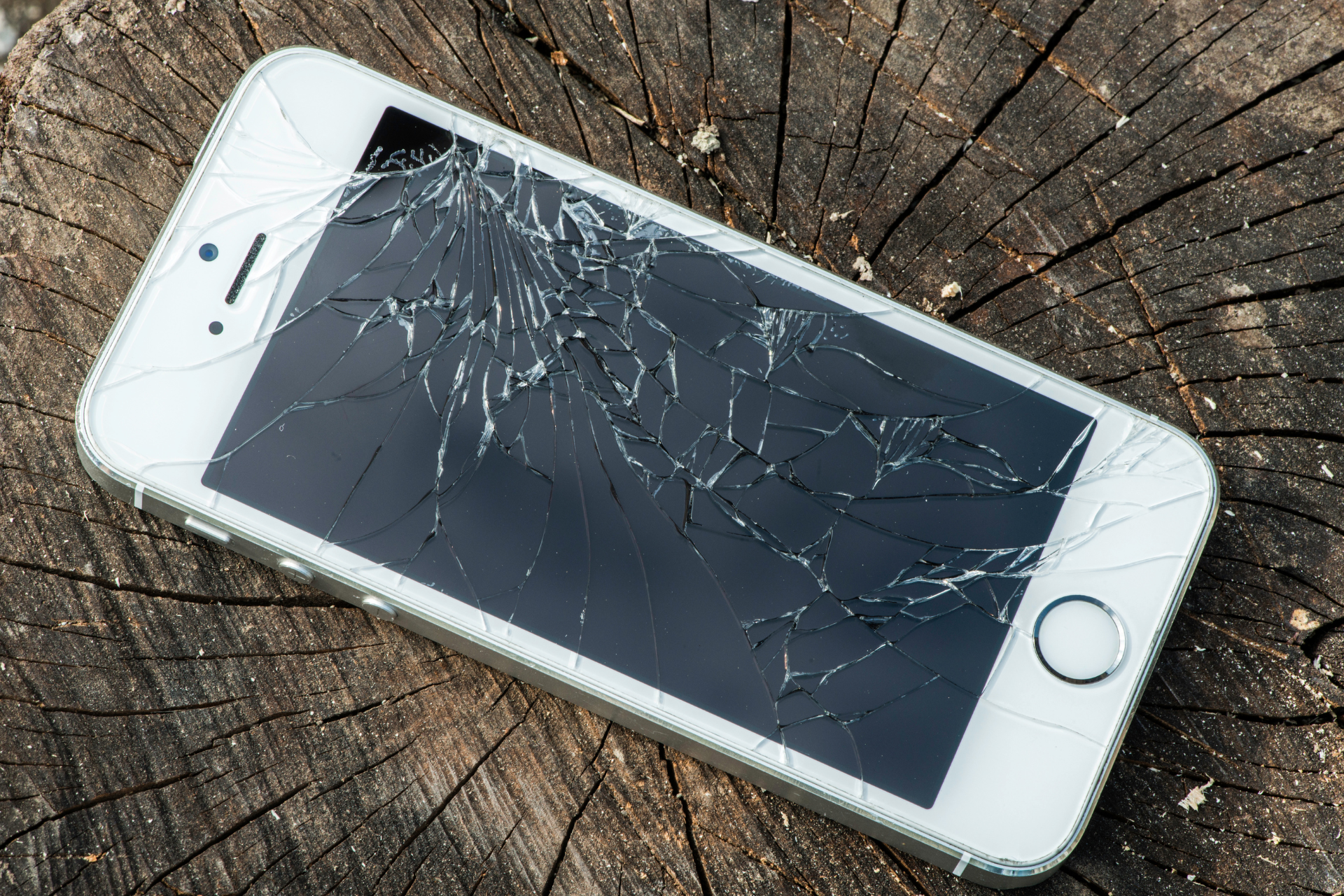 Cracked iPhone Screen