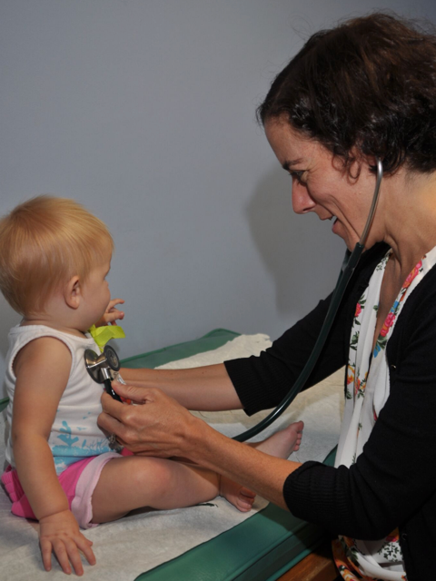 Doctor with Baby