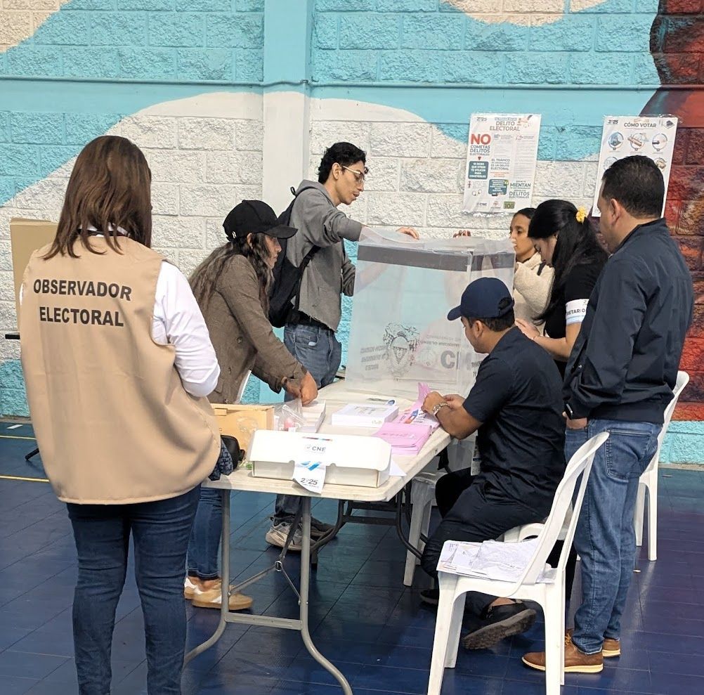 Hondurans cast their ballots during the November 30, 2025, general election, which saw historic vote