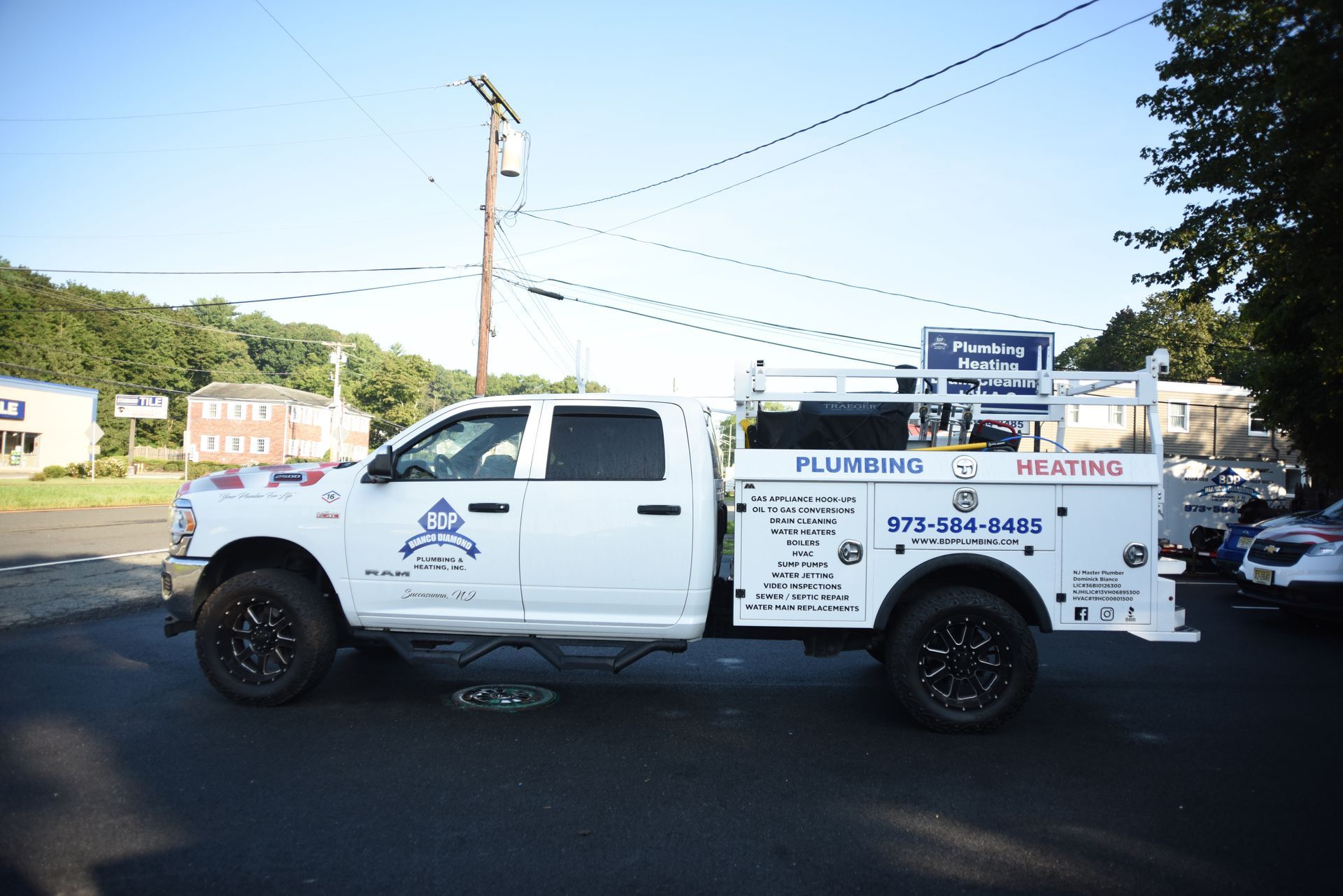 BDP Plumbing and Heating, your trusted provider of plumbing and heating services in Warren, Morris, and Sussex Counties.
Professional plumbing and heating services, repairs, installations, and air filtration systems by BDP Plumbing and Heating. Contact us for reliable service at reasonable prices. We also offer 24 hour emergency services.
Contact BDP Plumbing and Heating for expert plumbing and heating services. Call (973) 584-8485 or email us. 24/7 emergency service.