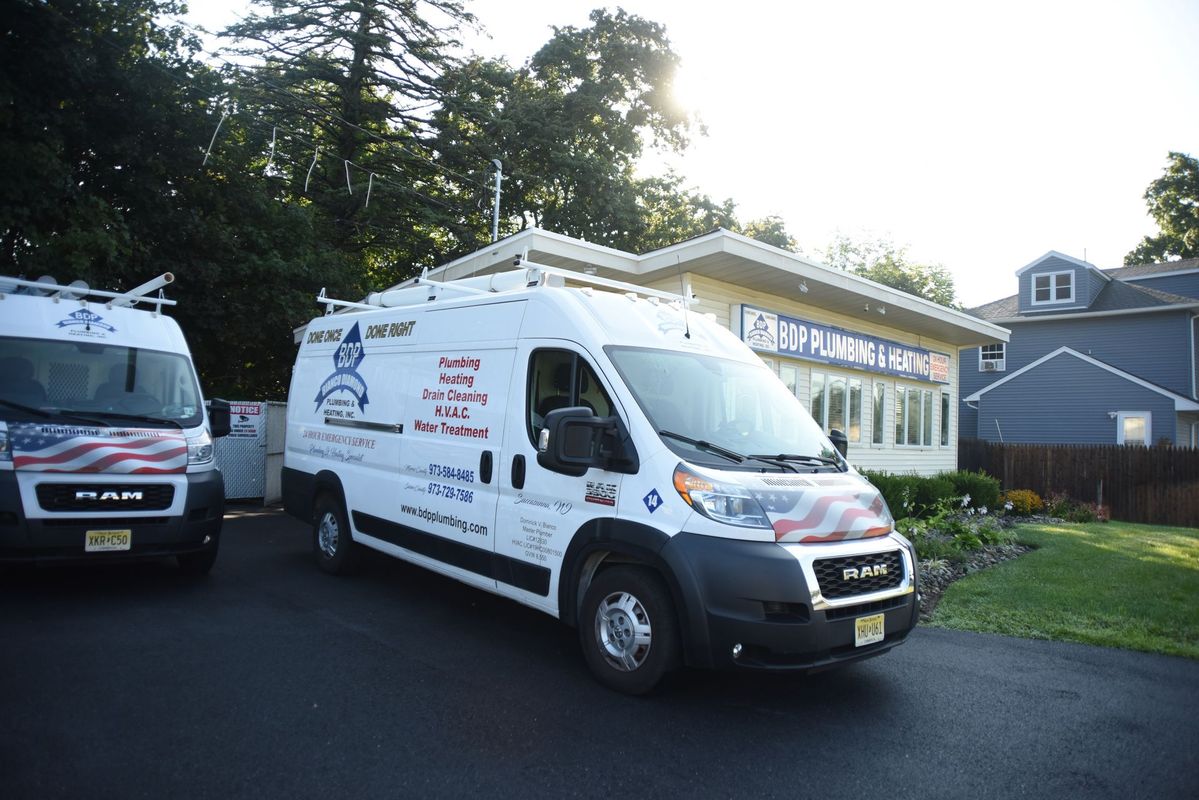 BDP Plumbing and Heating, your trusted provider of plumbing and heating services in Warren, Morris, and Sussex Counties.
Professional plumbing and heating services, repairs, installations, and air filtration systems by BDP Plumbing and Heating. Contact us for reliable service at reasonable prices. We also offer 24 hour emergency services.
Contact BDP Plumbing and Heating for expert plumbing and heating services. Call (973) 584-8485 or email us. 24/7 emergency service.
