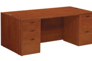 Wooden Desk with Drawers — Rancho Cordova, CA — Valley Office Furniture