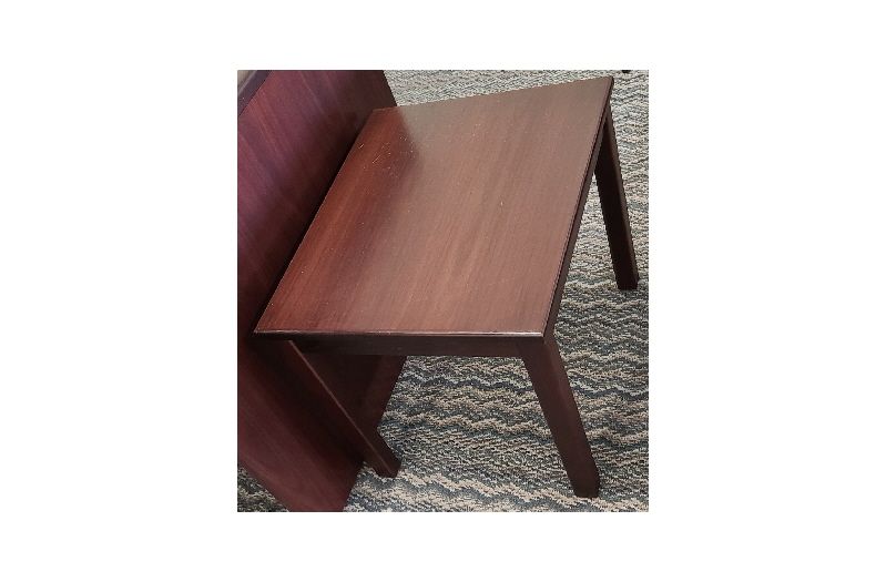 Mahogany End Table — Rancho Cordova, CA — Valley Office Furniture
