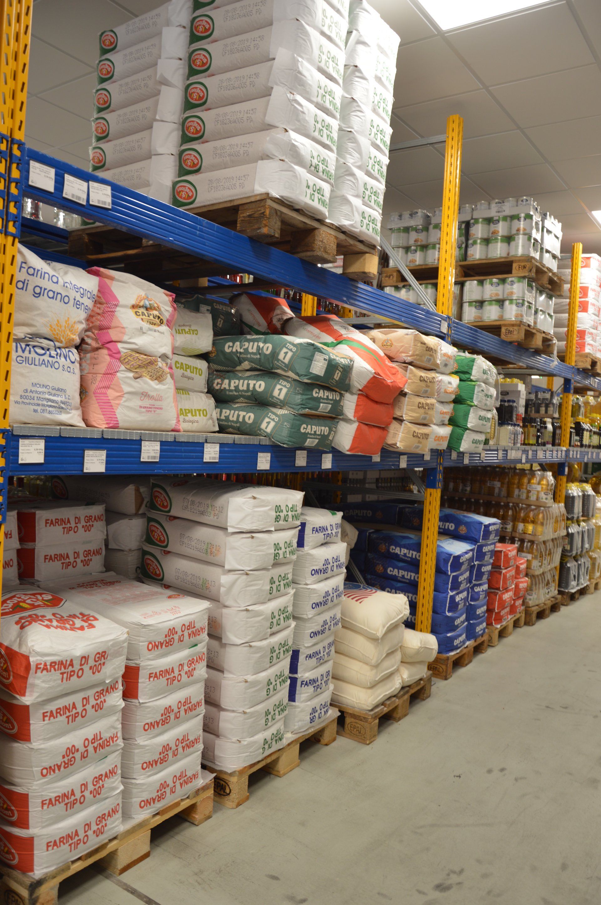 Vendita all'ingrosso di farine per ristorazione