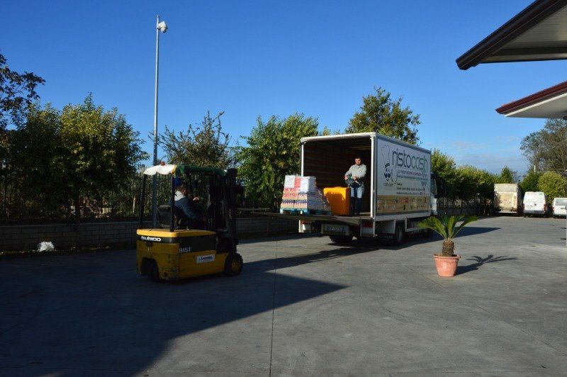 furgone per il trasporto di prodotti alimentari