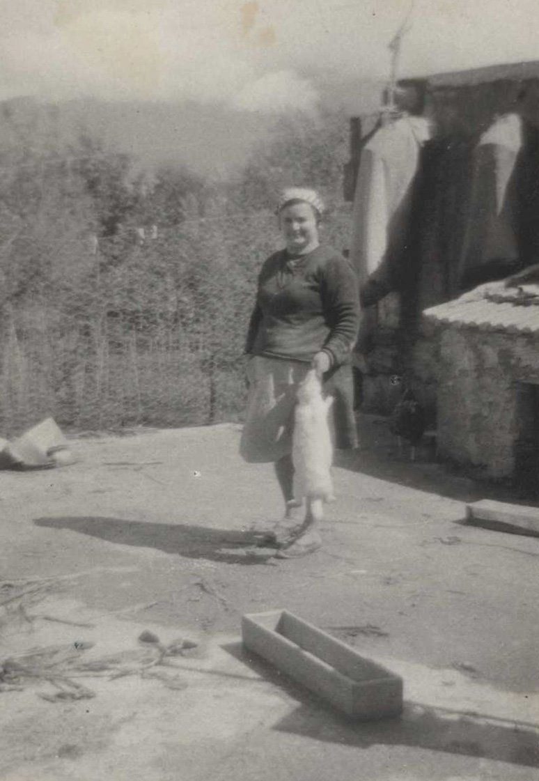 Foto storica di una signora