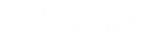 Logotipo de uma entidade com texto branco, sobre fundo branco.