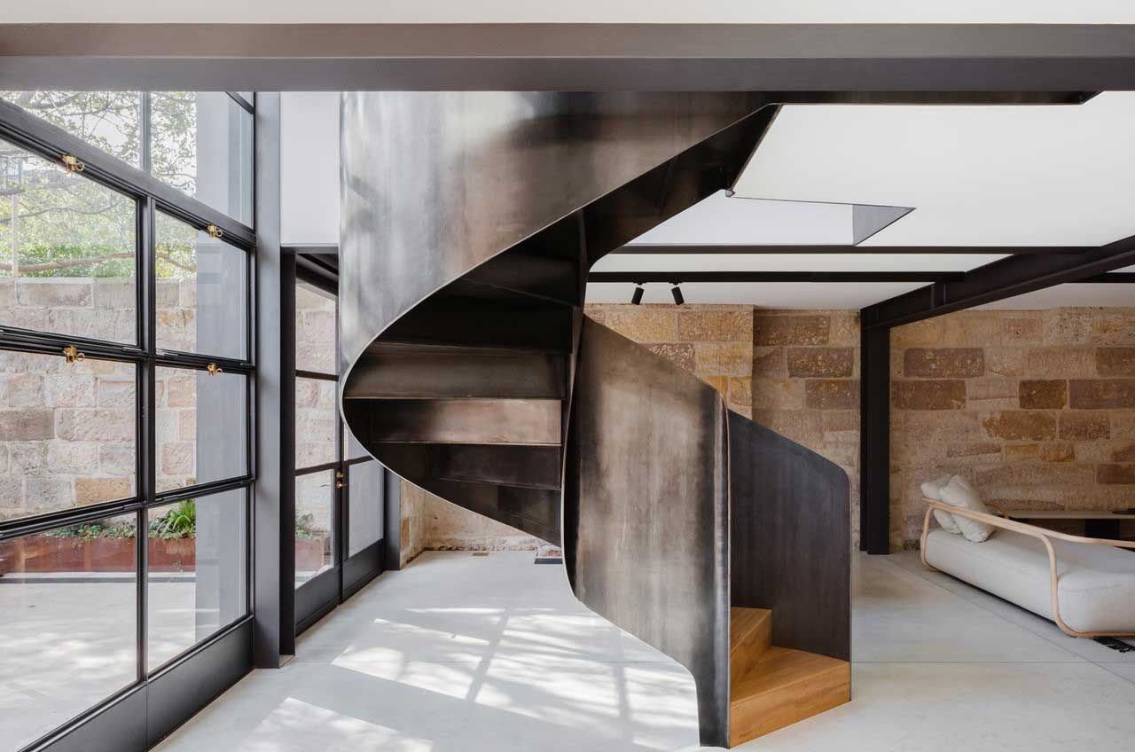 Steel Spiral Stairway Project