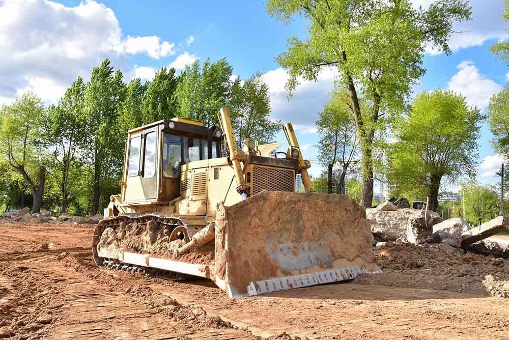 Bulldozer Clearing The Land — Carlisle, PA — Elwood B. Shughart & Sons Excavating