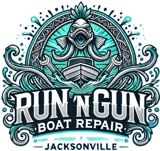 Run and Gun Boat Repair Jacksonville Fl Logo