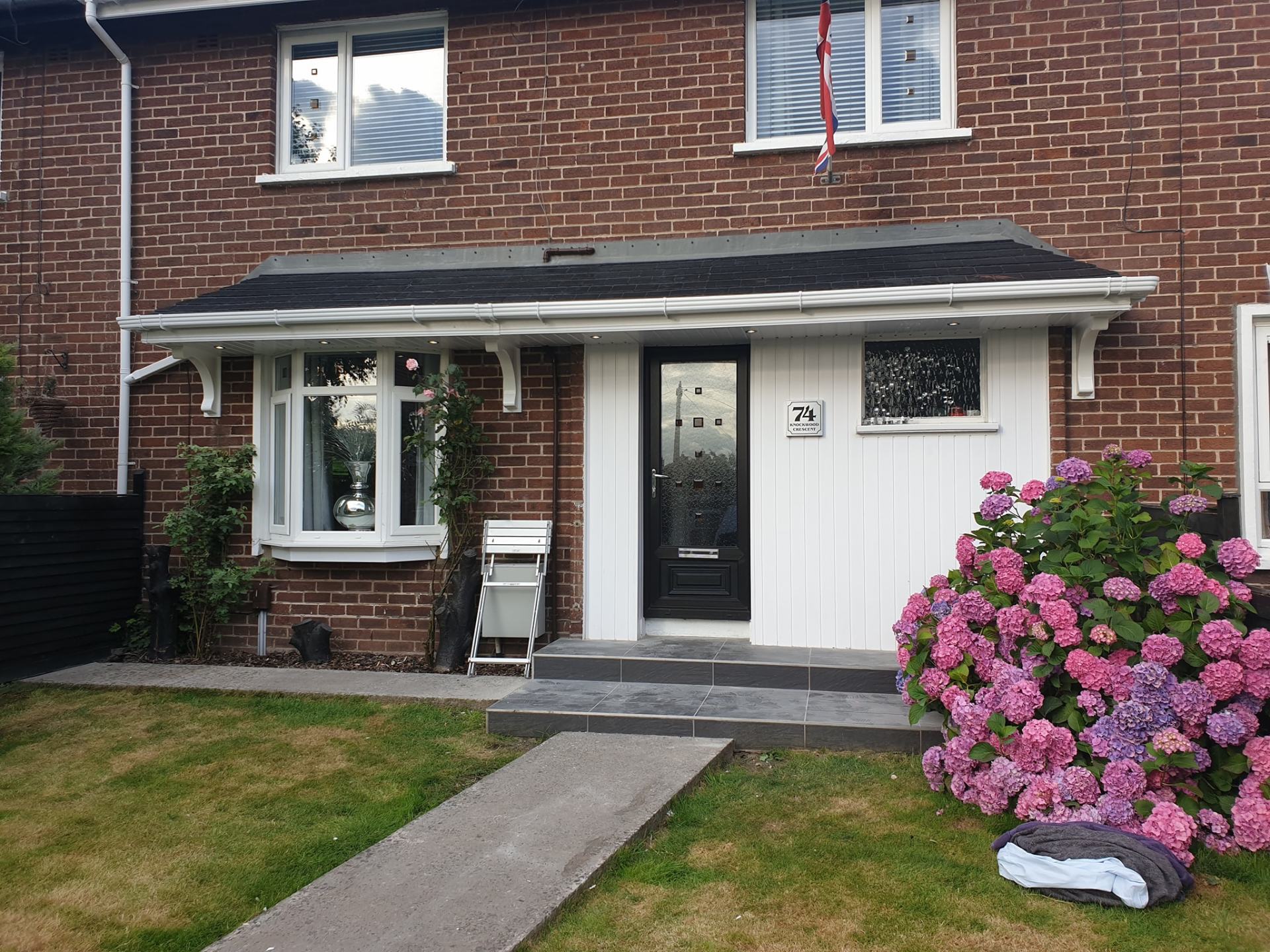 Window canopies from Belfast Canopy Company