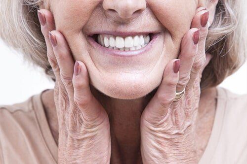 Woman Smiling — Dental Services In Sarina, QLD
