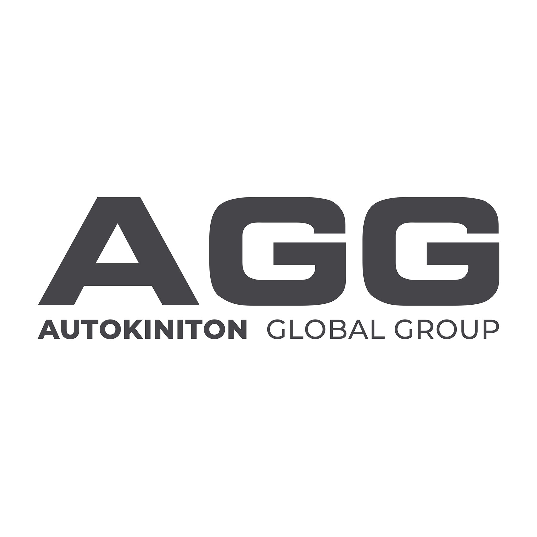 It is a logo for a company called agg autokiniton global group.