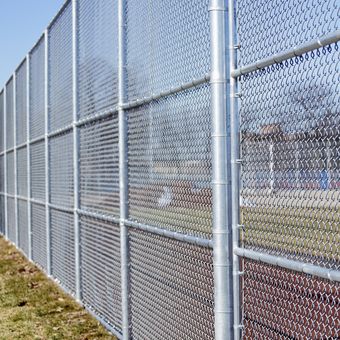 install chain link fence