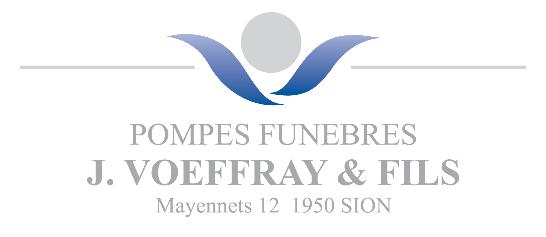 Logo J.Voeffray & Fils pompes funèbres Sion