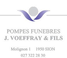 Logo J.Voeffray & Fils pompes funèbres Sion