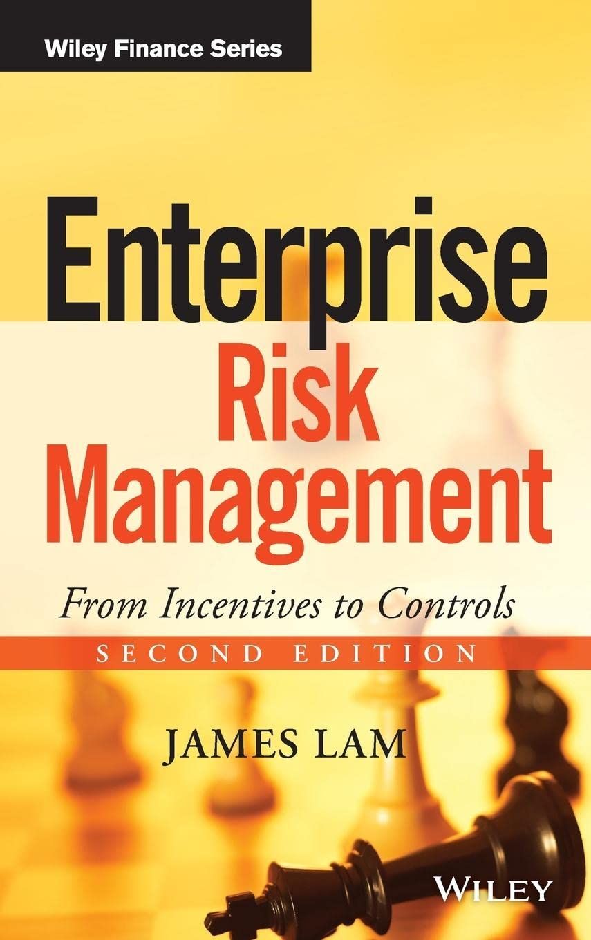 A book titled enterprise risk management by james lam
