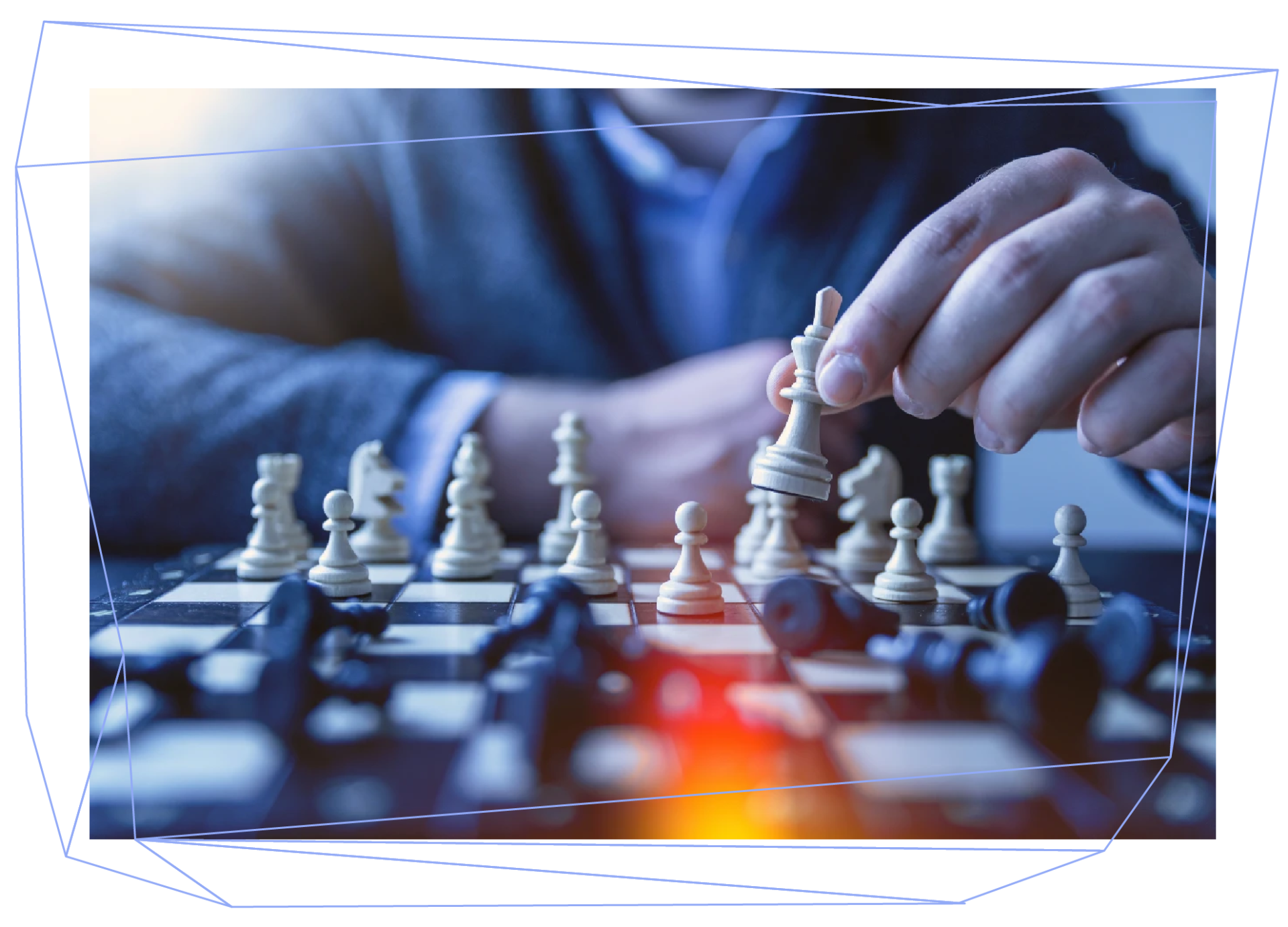 A person playing chess as an analogy to Advisory Program Services