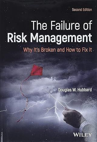The failure of risk management : why it 's broken and how to fix it.