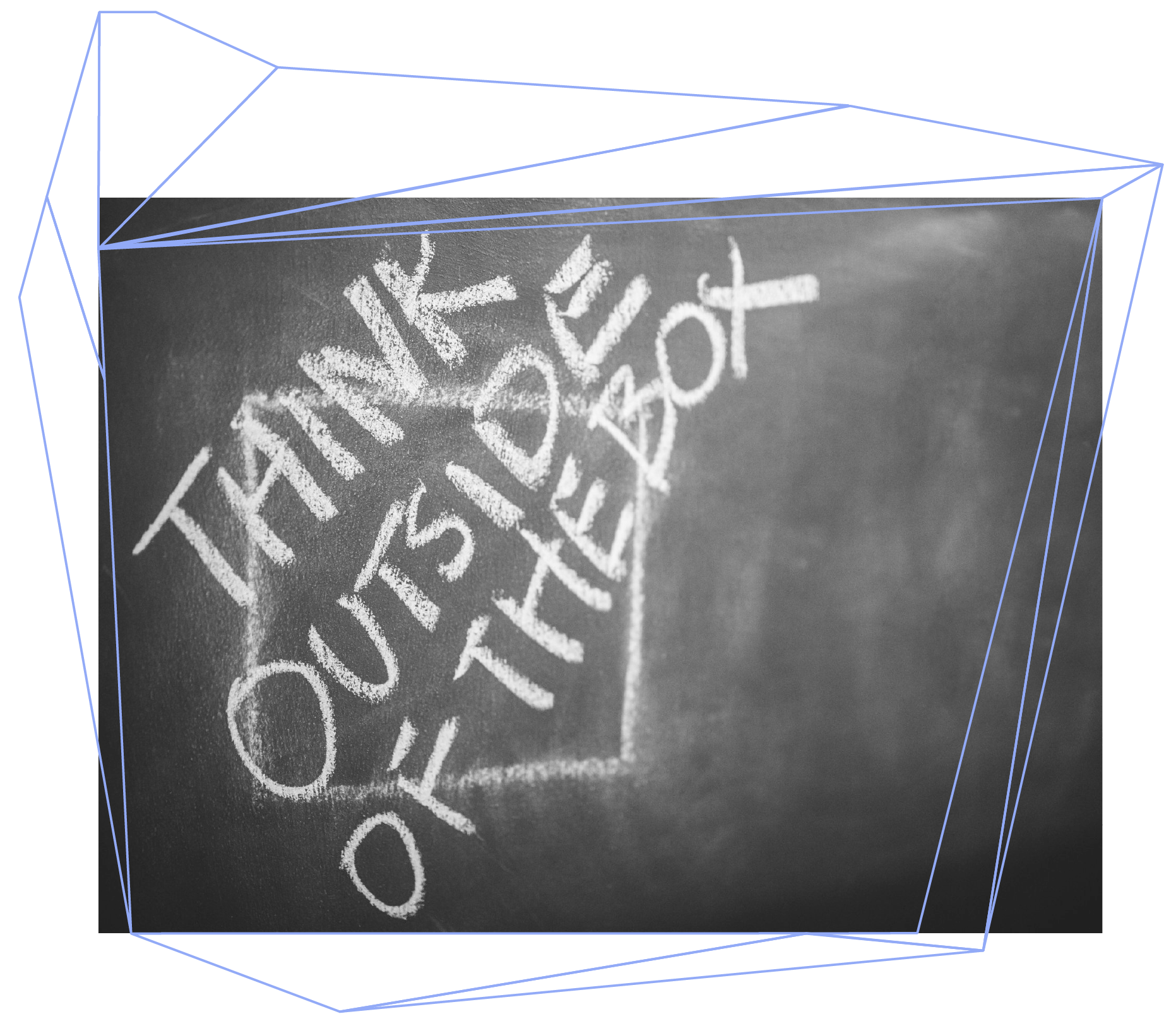 Think Outside the Box on a Chalkboard